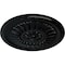 Ekena Millwork Temple Ceiling Medallion (Fits Canopies up to 9 1/4"), Hand-Painted Black Pearl, 24"OD x 1 5/8"P CM24TEBPS - alternate 2